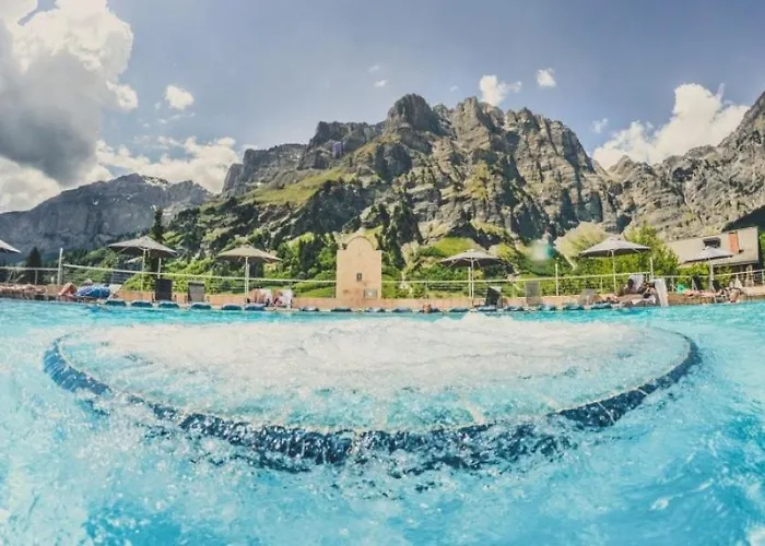 Center, Sauna, View - Haus Linaria 洛伊克巴德