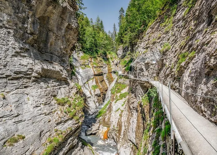 Center, Sauna, View - Haus Linaria 公寓 洛伊克巴德